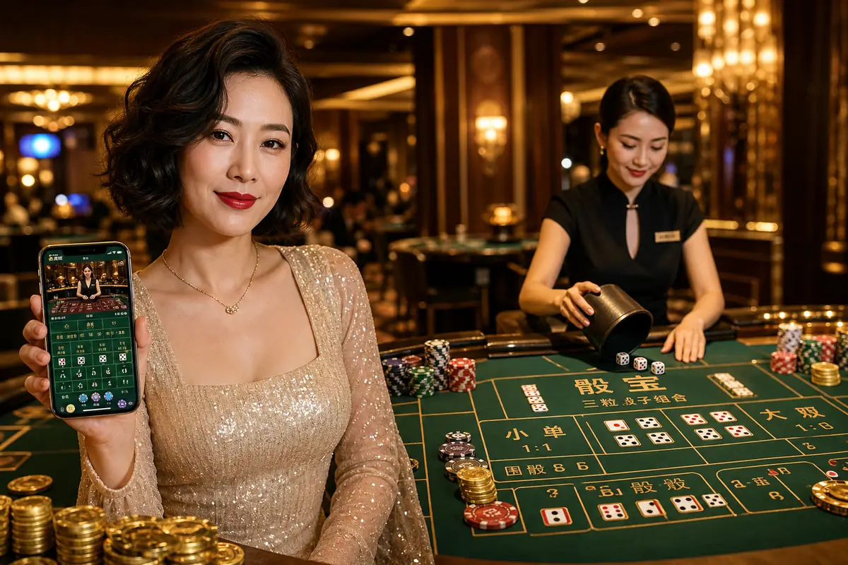 crown66 Casino meja baccarat live dealer